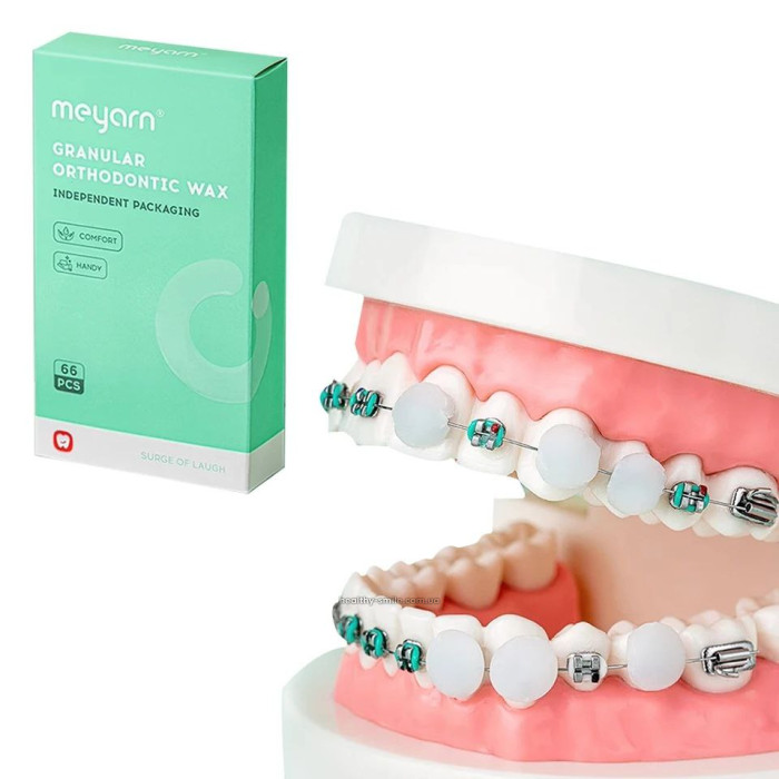 Wax for braces granulated, 66 pcs